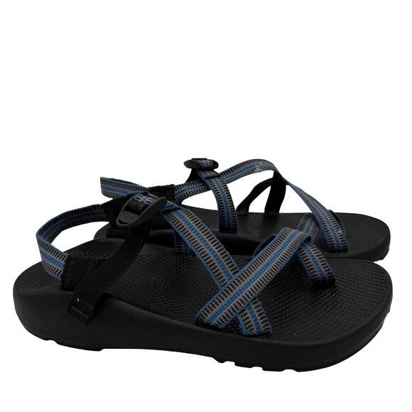 Chaco Men's Z/2 Unaweep Blue & Grey Nylon Sandals Size 13 - Picture 1 of 8